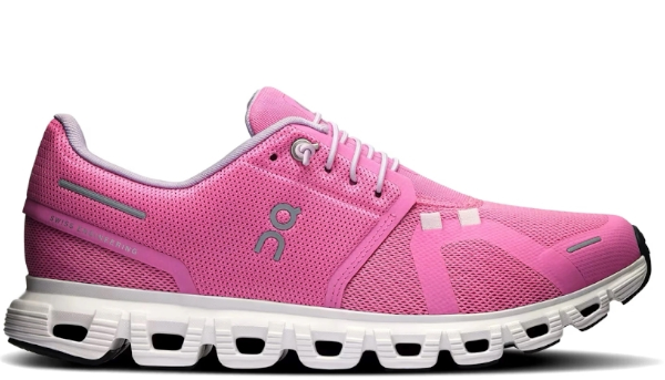 On Running Cloud 6 Raspberry White (Women's)