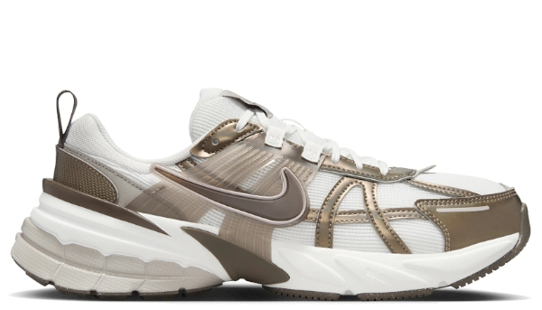 Nike V2K Run Mink Brown Summit White College Grey Ironstone (Women's)