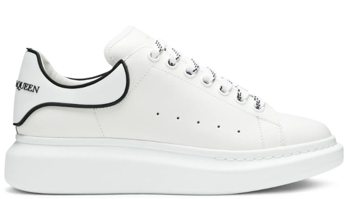 Alexander McQueen Oversized Sneaker 'New Tech Calf - White Black' (Unisex)