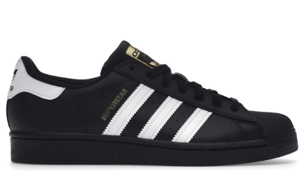 Adidas Superstar 'Core Black Cloud White Gold' (Women's)