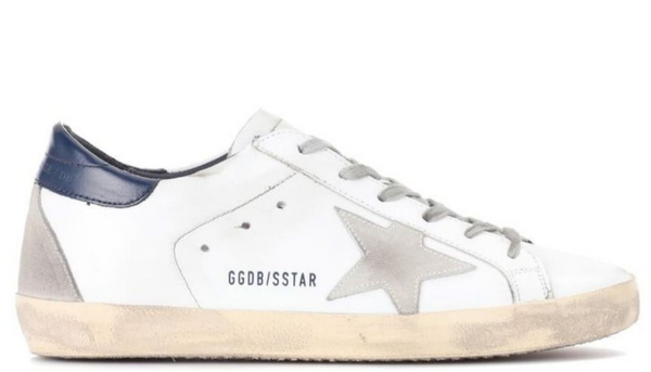 Golden Goose Super-Star 'White Royal Blue Grey Suede Patch' (Men's)